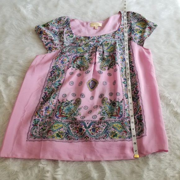 Moulinette Soeurs Lavender Silk Blouse - Picture 6 of 7